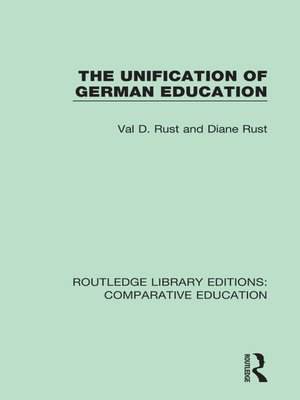 cover image of The Unification of German Education
